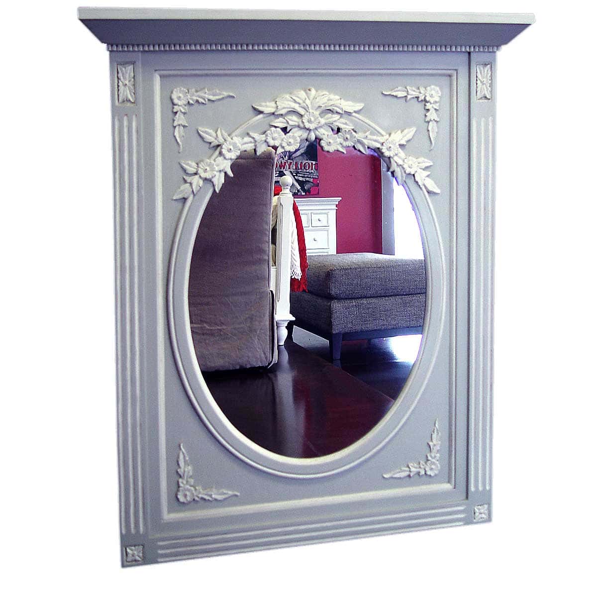 French Detailed Mirror, Medium - Louis