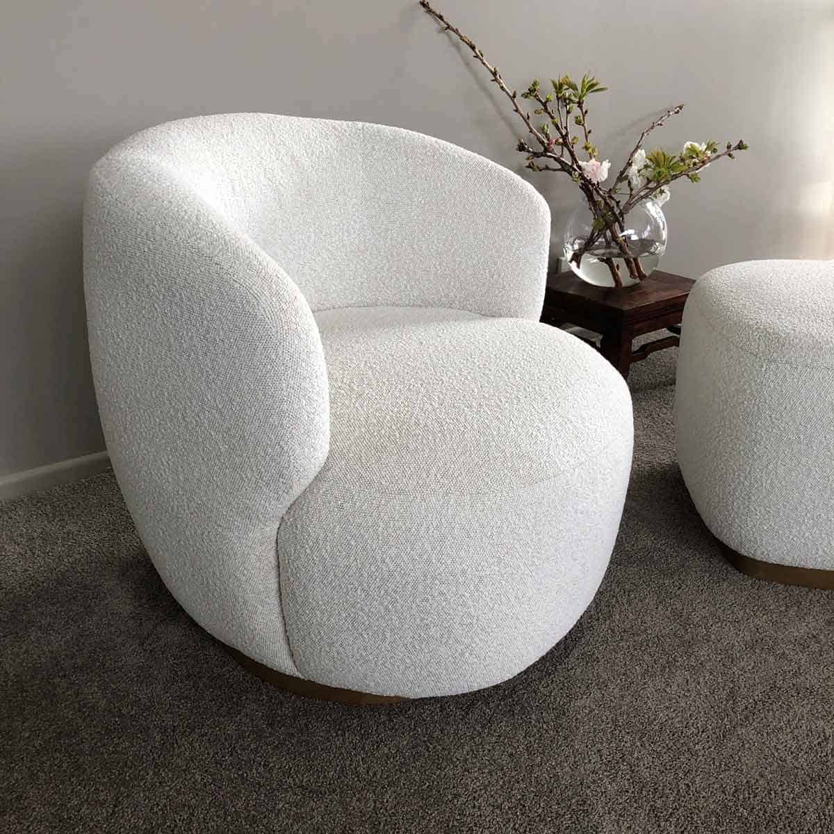 Basile Armchair Bouclé - Image 3