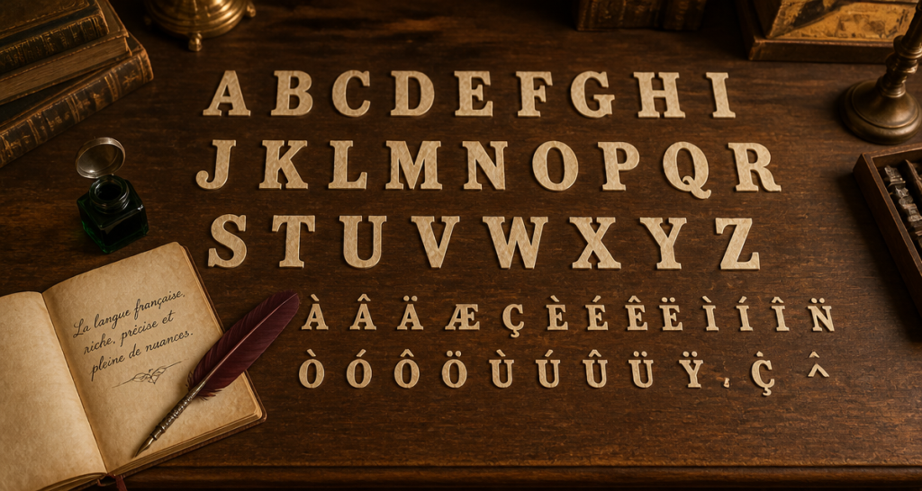 Alphabet français : 26 lettres de base ou 42 signes indispensables ?