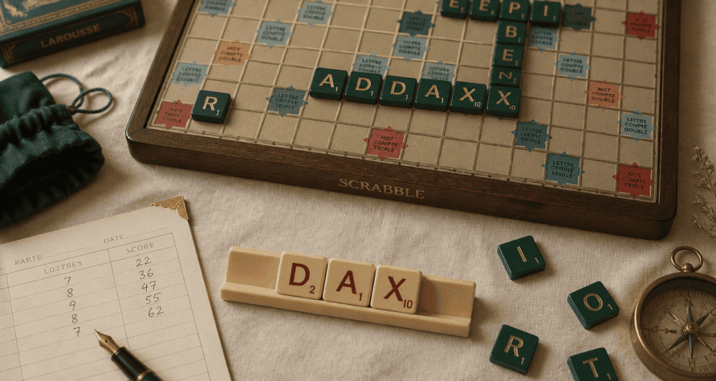 Scrabble : pourquoi le mot DAX est invalide et comment jouer vos lettres