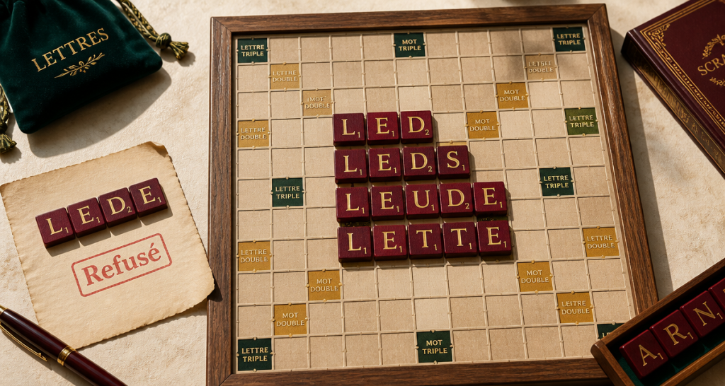 Pourquoi LEDE est refusé au Scrabble : 3 alternatives pour marquer des points