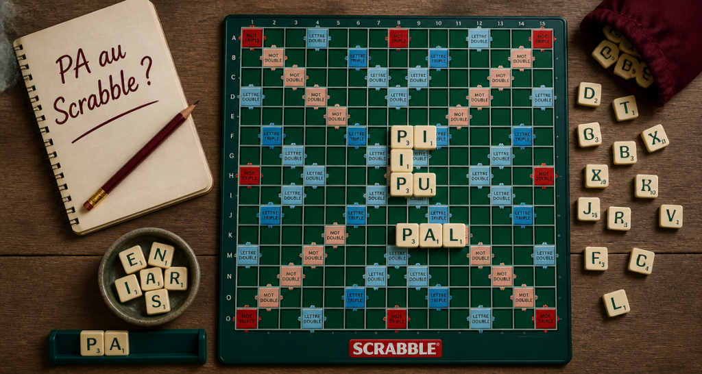 Scrabble : pourquoi le mot PA est invalide et comment éviter le zéro pointé