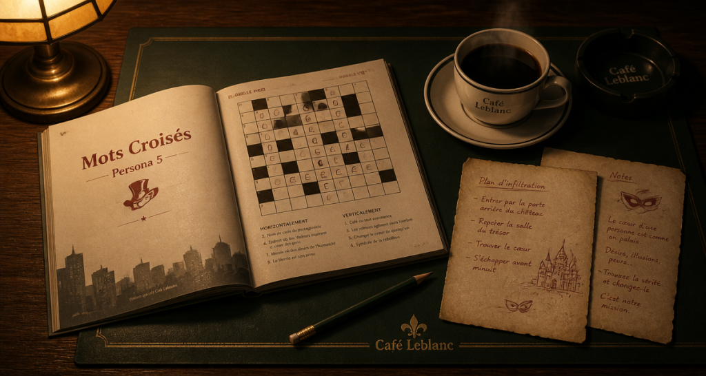 Mots croisés Persona 5 Royal : 35 solutions pour maximiser votre Connaissance sans perdre de temps