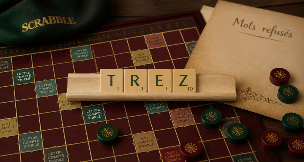 Trez au Scrabble : pourquoi ce mot de 13 points est systématiquement refusé