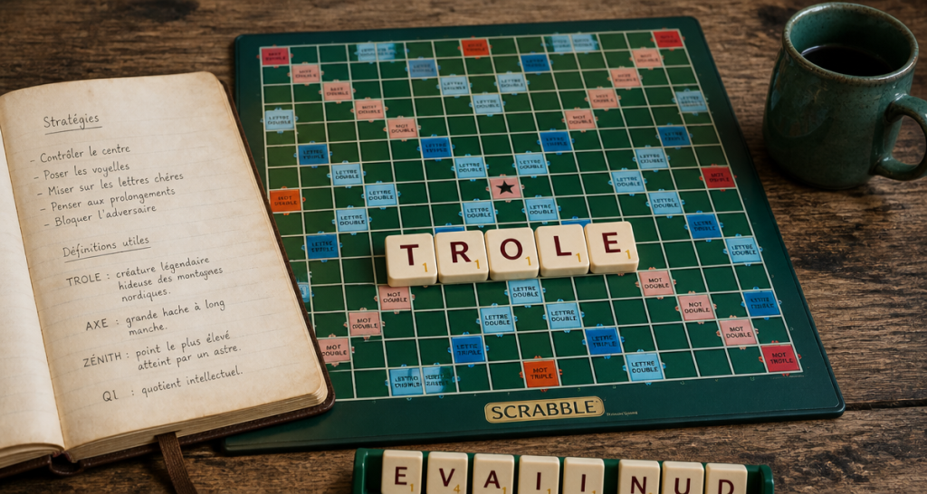 Trole au Scrabble : validité, points et stratégies pour maîtriser ce mot rare
