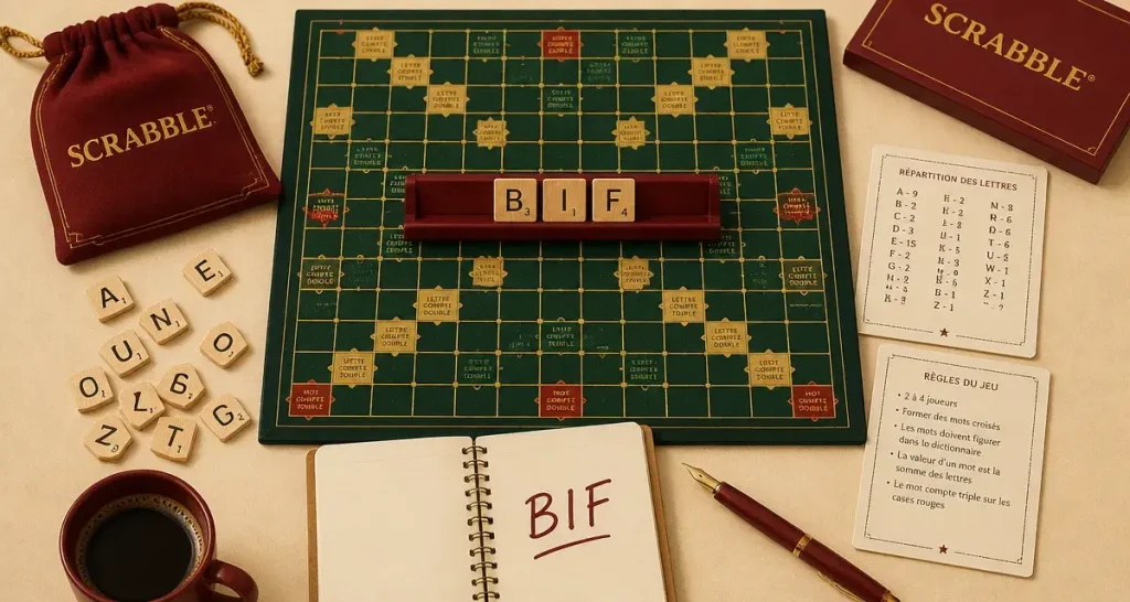 Le mot BIF au Scrabble : validité, définitions et stratégies pour maximiser vos points