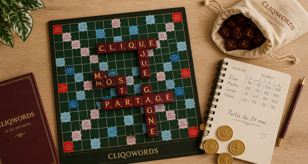 Cliquowords : 50 points de bonus et 3 réflexes pour dominer le plateau