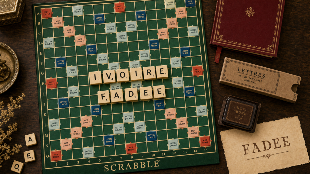 FADEE au Scrabble : validité, points et stratégie de pose