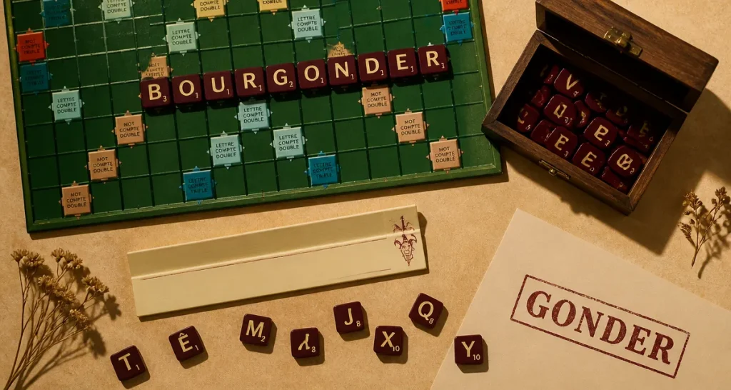 Gonder au Scrabble : 8 points et validité officielle confirmée