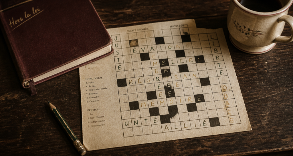 Hors la loi en mots fléchés : 20 solutions classées par nombre de lettres