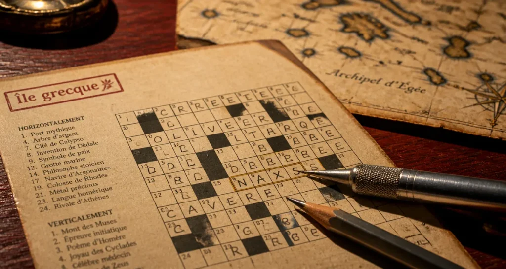 Île grecque en 3 lettres : 4 solutions pour débloquer vos mots croisés
