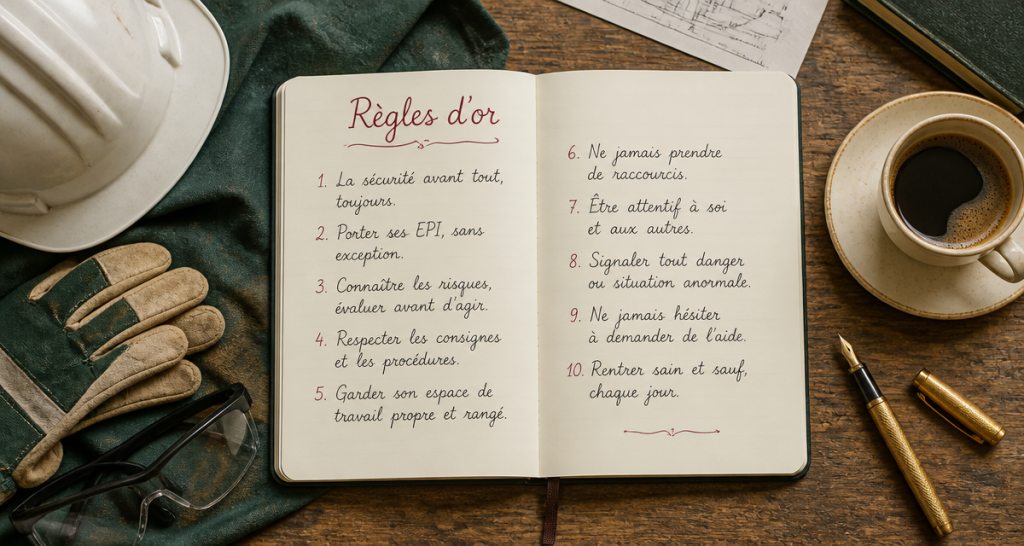 Règles d&rsquo;or en sécurité : 10 principes de rédaction pour prévenir les accidents mortels