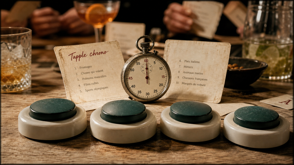 Jeu Tapple : 10 secondes pour dominer 144 thèmes et tester vos réflexes