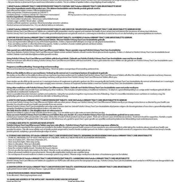 FulviAct - UTC Effervescent Tablets - Page 2