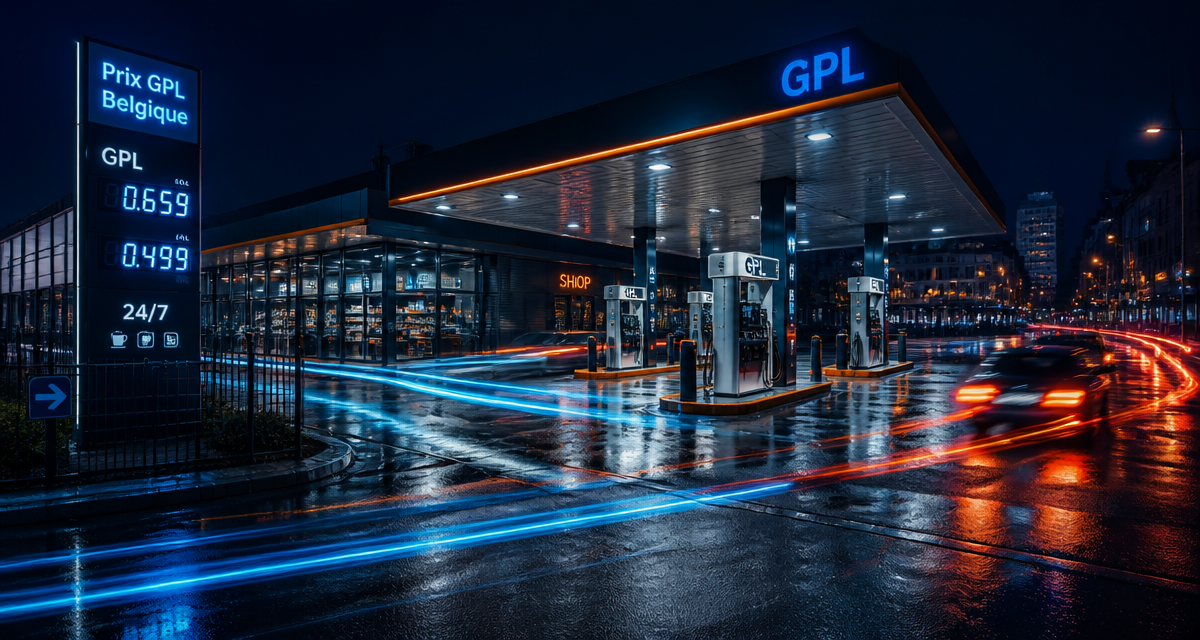 prix gpl belgique station service nuit