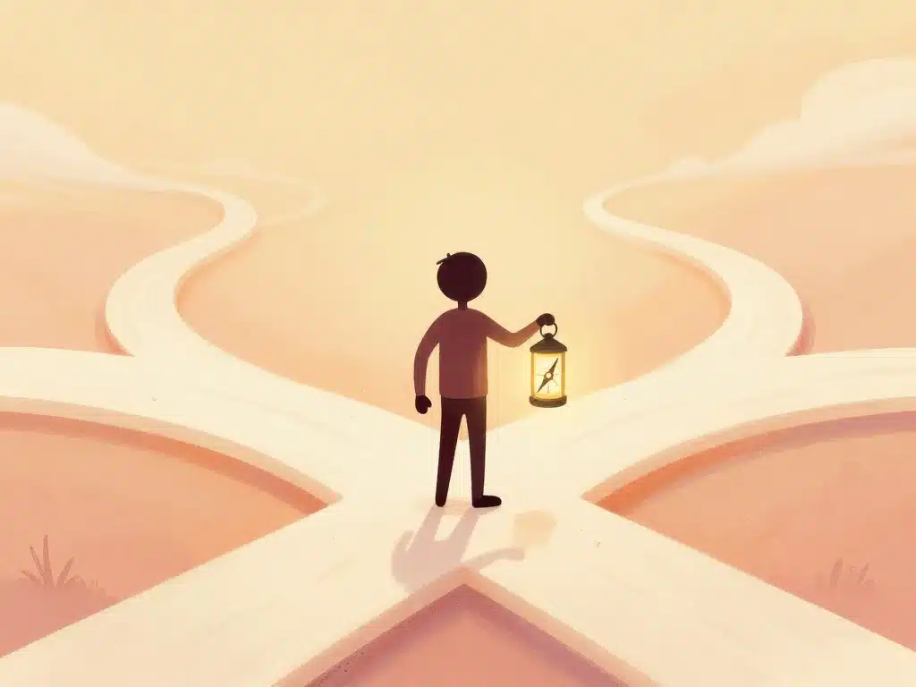 illustration je me suis posée la question doute outil décision