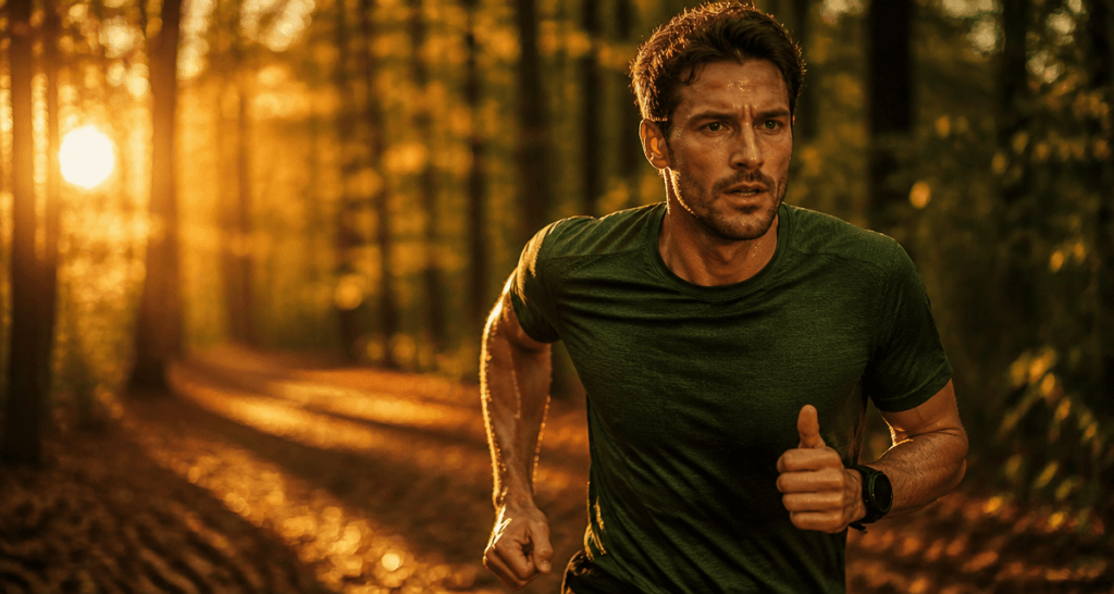 10 bienfaits de la course a pied coureur forêt automne