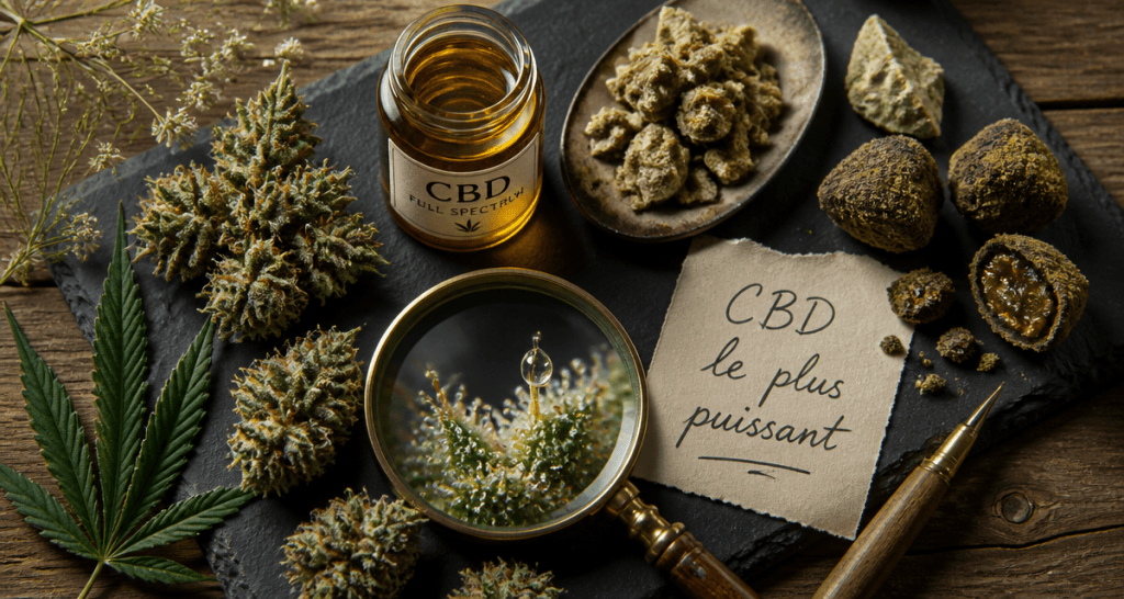 CBD le plus puissant fleurs et résines