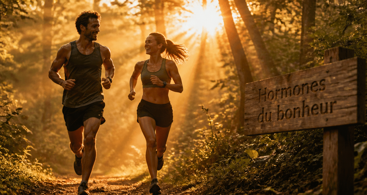 hormone du bonheur sport coureurs forêt