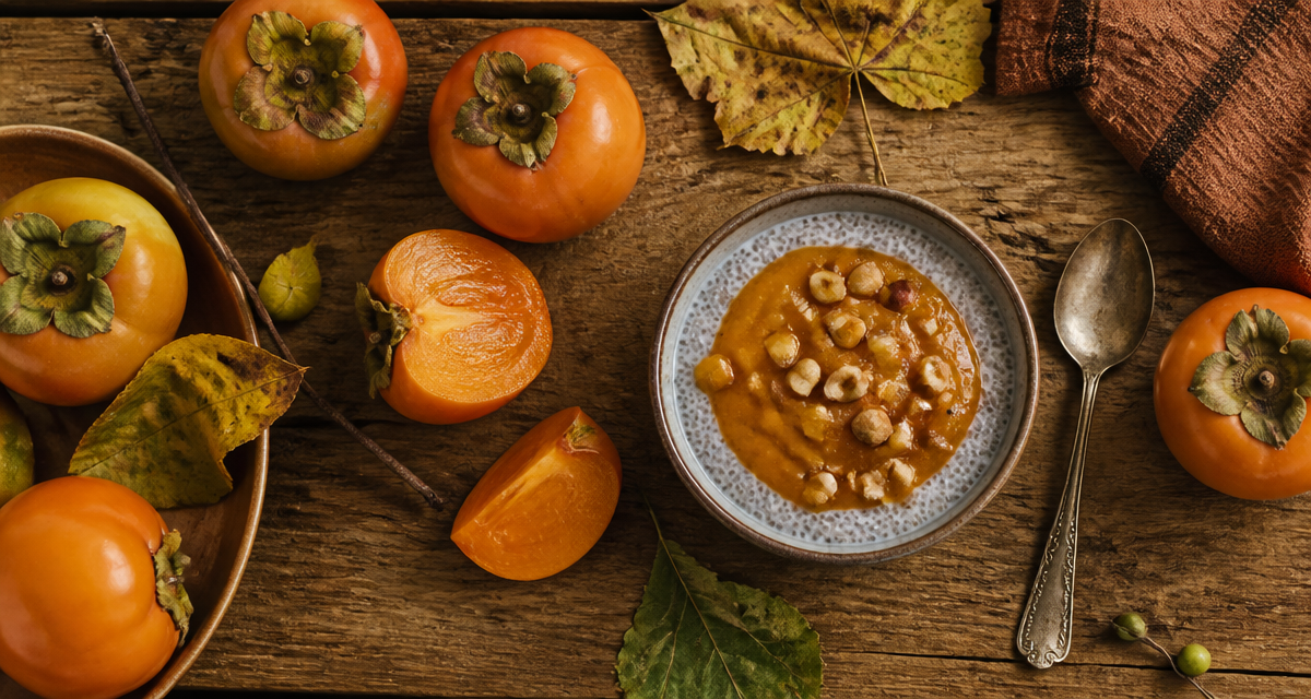 le kaki est il bon pour la sante kakis entiers et pudding chia
