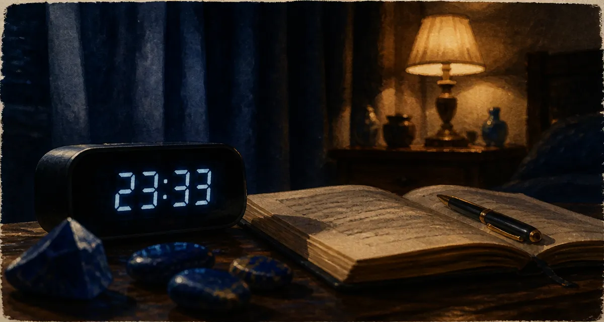 23h33 signification : réveil à 23h33 et transformation