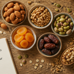 les fruits secs font ils grossir bols noix amandes abricots