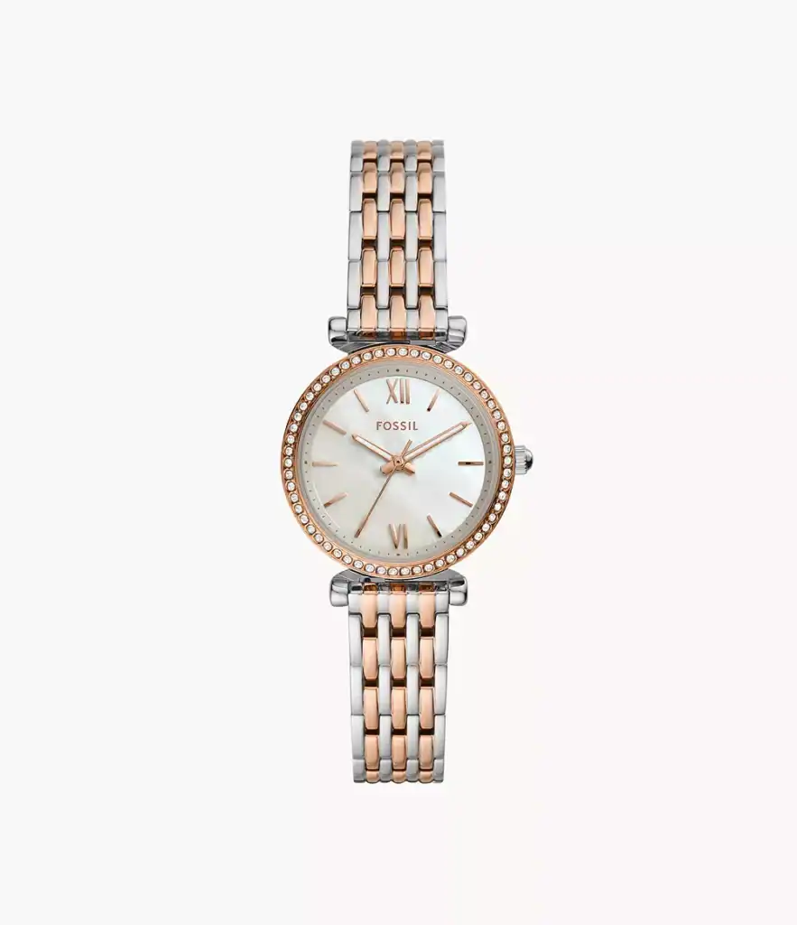 Carlie Mini Three-Hand Two-Tone Stainless Steel Watch_ES4649_main