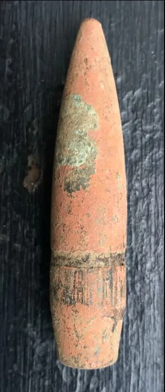 Original Large .50 Caliber U.S. Bullet From Bloody Omaha Beach D-Day Normandy