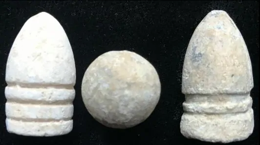 Authentic Civil War Relic Bullet Set Union, Confederate, And MusketBall Recovered In Virginia