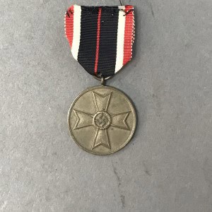 Original WWII Bronze German War Merit Medal 2nd Class With Ribbon Certified By The Gettysburg Museum Of History