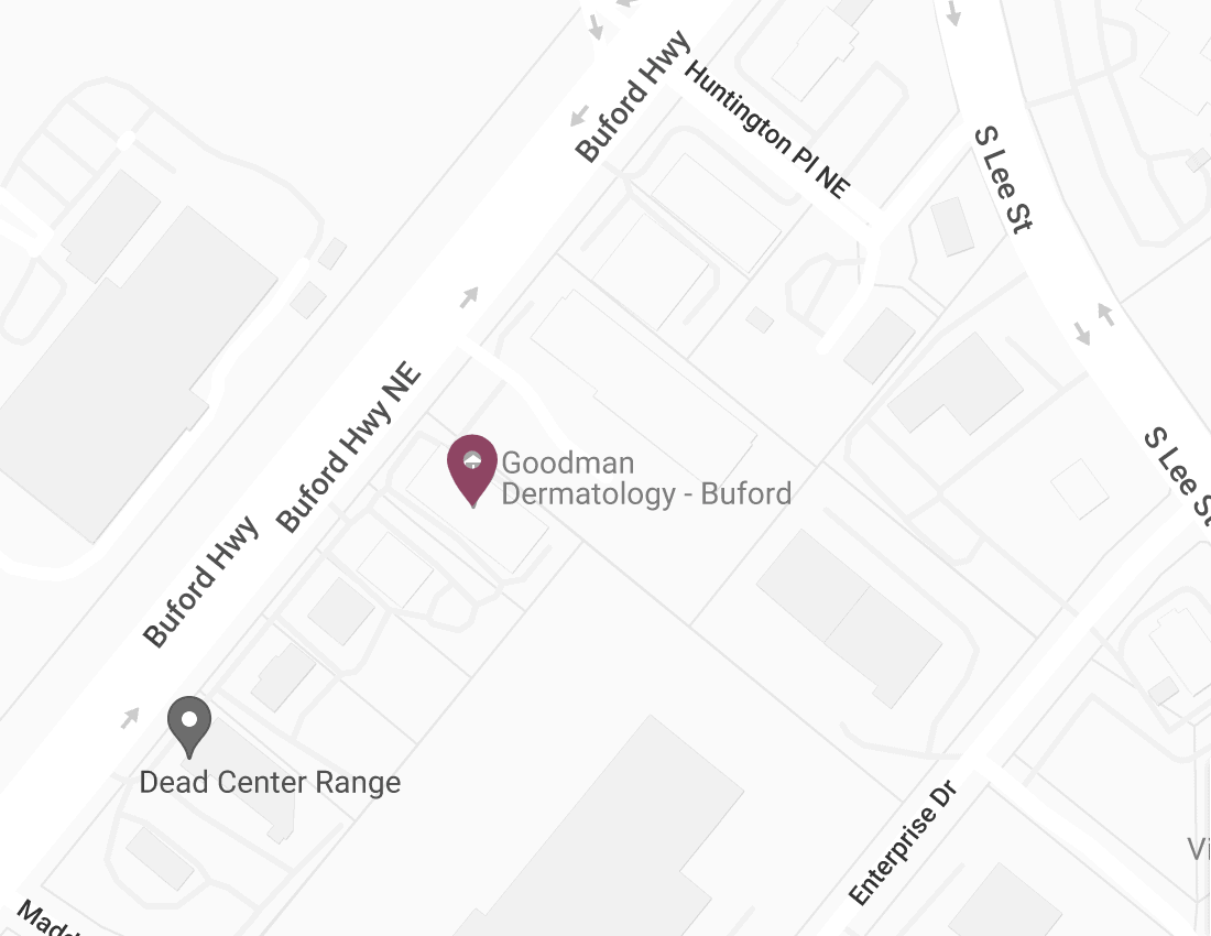 Map showing the location of Buford 