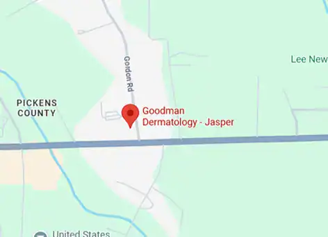 Map showing the location of Jasper