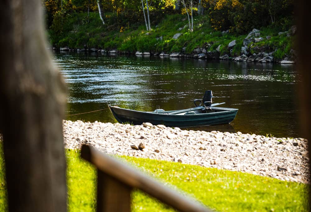 Castle Waters fishing beat on the River Spey at Gordon Castle