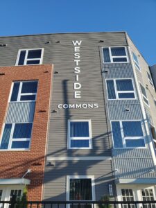 Modern multifamily housing complex with contemporary design, quality construction and urban appeal.