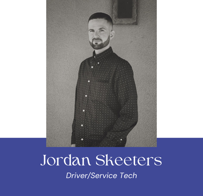 Jordan Skeeters, Driver/Service Tech at VannGo Site Services.