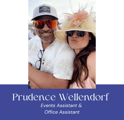 Happy couple wearing hats and sunglasses at outdoor event.