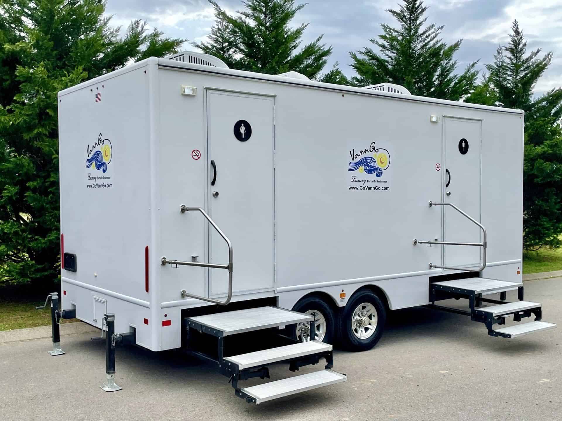 VannGo Rembrandt 8 Stall Large Restroom Trailer For Events Nashville Tn