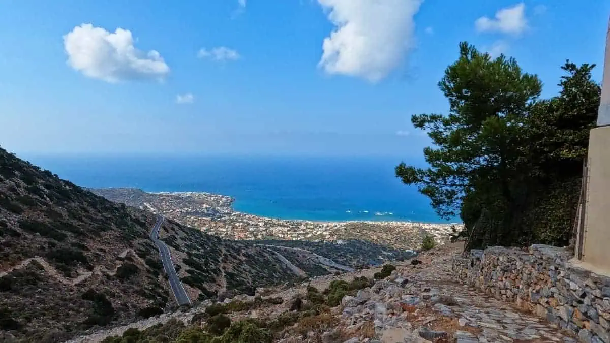 Stalis view from the hillside behind