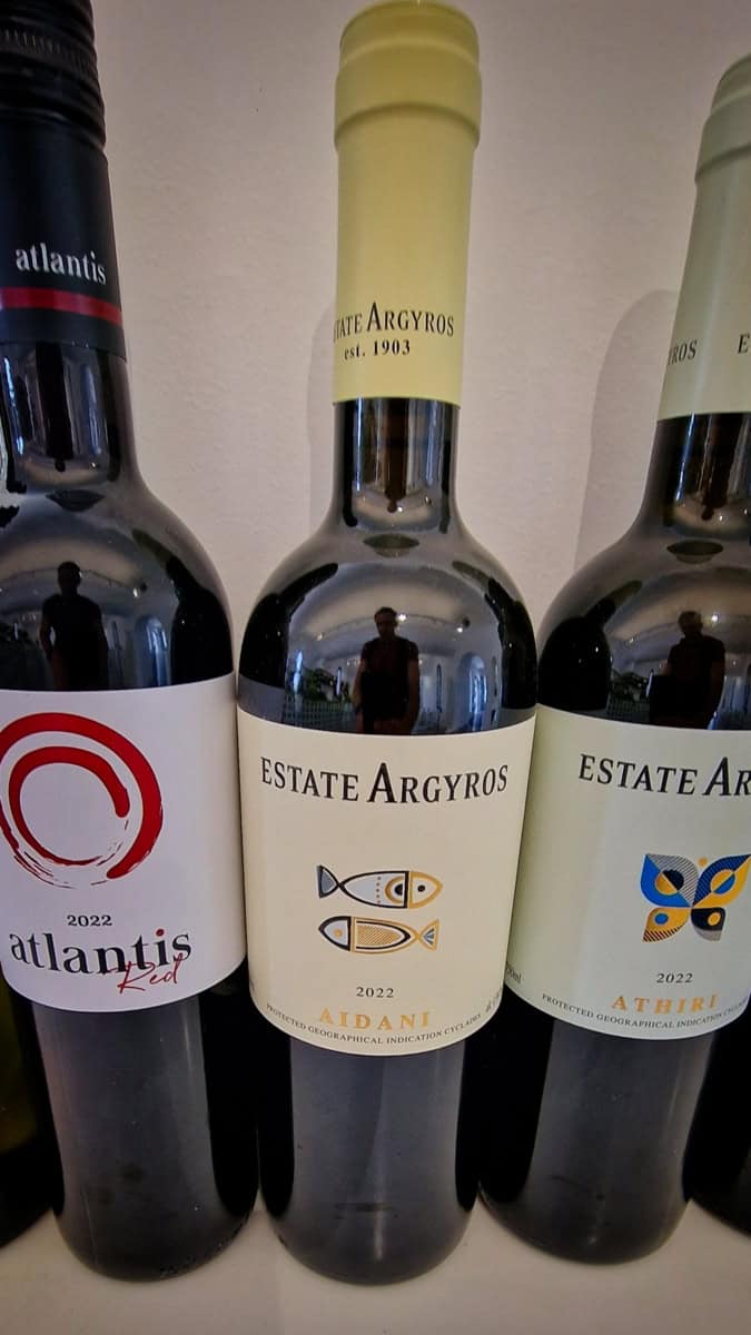 Estate Atlantis Aidani White Wine Bottle