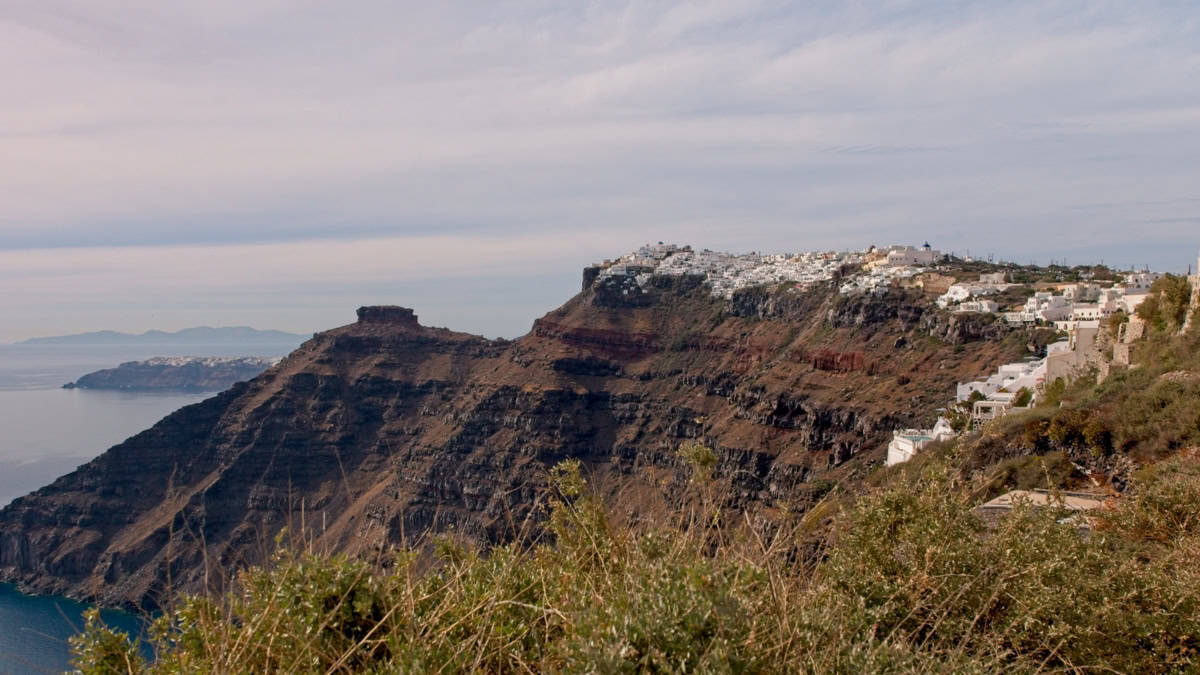 Imerovigli and Skaros Rock