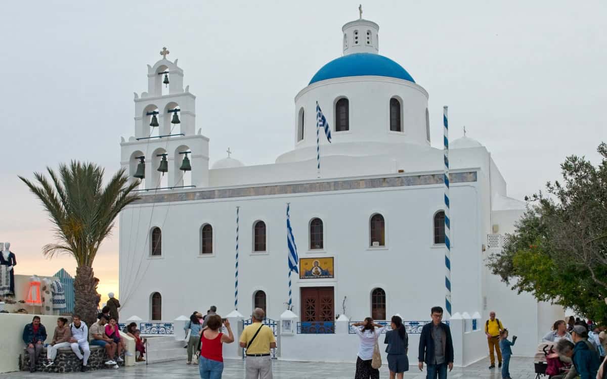 Church of Panagia Akathistos Hymn, Oia, Santorini