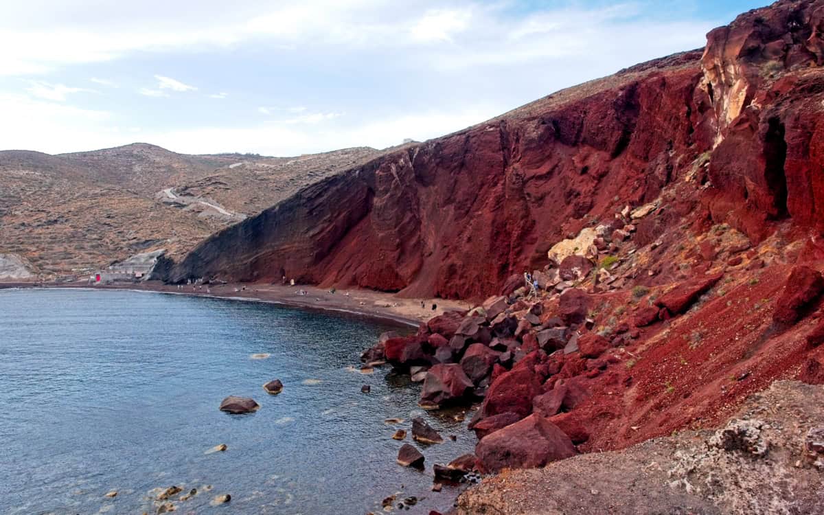Red Beach Santorini