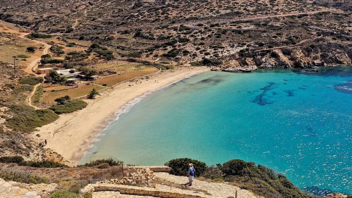 Kedros Beach Sunshine Early Morning