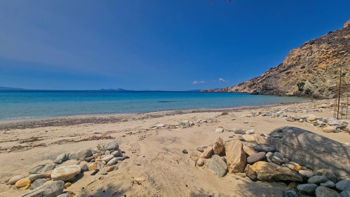 Livadi Beach, Donousa, looking west