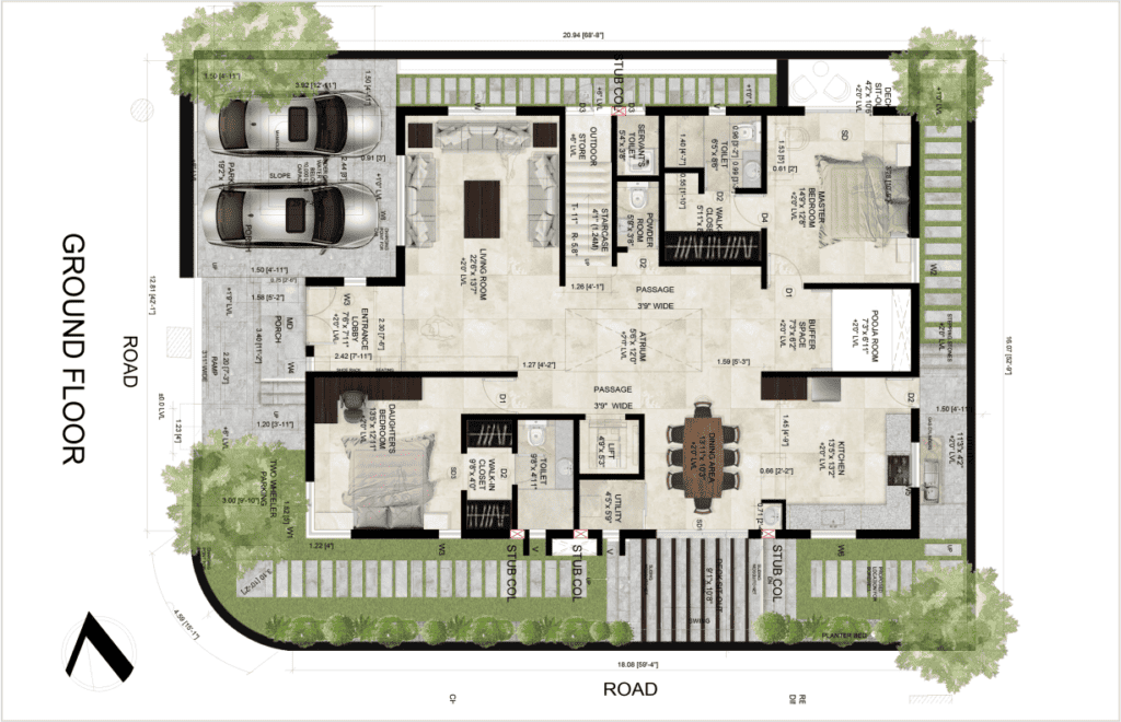 Architecture & Interior Design Project — Green Hat Studio Pune