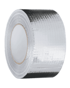 Aluminium tape met een breedte van 5 cm en een lengte van 50 meter. Dit stevige tape is gemaakt van aluminiumfolie en biedt uitstekende hechting en isolatie. Geschikt voor zowel binnen- als buitentoepassingen, zoals het afdichten van ventilatiekanalen en isolatiemateriaal. Het tape is duurzaam en weersbestendig, wat bijdraagt aan energiebesparing en een milieuvriendelijke optie biedt. De zilveren kleur zorgt voor een professionele uitstraling.