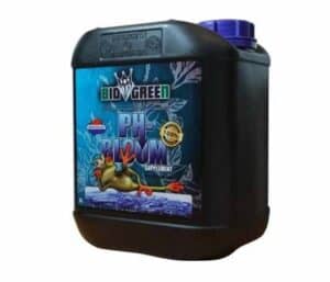 PH-BLOOM van Biovgreen is een pH-supplement voor het optimaliseren van de groeiomstandigheden van planten. Het is beschikbaar in een verpakking van 5 liter en is geschikt voor gebruik in hydroponics- en aardepl体系. Het product bevat natuurlijke ingrediënten die de pH-waarde in het voedingssysteem kunnen balanceren. Dit draagt bij aan een betere opname van voedingsstoffen door de plant. PH-BLOOM is ontworpen om makkelijk te gebruiken en veilig te zijn voor zowel planten als het milieu.