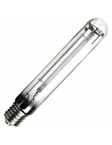 Energiezuinige lamp met een E40-fitting, gemaakt van glas. De lamp beschikt over dubbele neonbuizen, wat zorgt voor een efficiënte lichtopbrengst. Deze helderwitte lamp heeft een lengte van ongeveer 34 cm en een diameter van 6 cm, wat hem geschikt maakt voor diverse verlichtingsbehoeften, waaronder professioneel gebruik in kassen of industriële omgevingen. Het product is ontworpen met duurzaamheid in gedachten en heeft een lange levensduur. Geschikt voor toepassingen die een hoge lichtintensiteit vereisen.