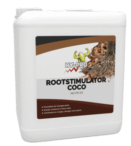 Wortelstimulator voor kokosplanten, aangeboden in een witte plastic container van 5 liter. Dit product bevordert de ontwikkeling van een sterker wortelstelsel, wat bijdraagt aan een gezondere plant. Geschikt voor gebruik in kokosmedium, ondersteunt het de veerkracht van wortels in deze omgeving. Het bevat een uitgebalanceerde samenstelling, gericht op het verbeteren van de groei en stabiliteit van planten. Ideaal voor tuinliefhebbers die zich richten op duurzame kweekmethoden.