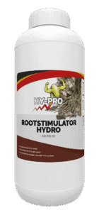 Rootstimulator Hydro van Hy-Pro is een voedingssupplement voor planten, ontworpen om de wortelontwikkeling te bevorderen. Het product is verpakt in een helderwitte kunststof container met een inhoud van 1 liter. De formulering, met de voedingsstoffen NO-PO-K1, ondersteunt de weerstand van de wortels en biedt een stevige basis voor een sterker plantenleven. Geschikt voor hydrocultuurtoepassingen, helpt het bij het ontwikkelen van een groter en sterker wortelstelsel. Het product is milieuvriendelijk en bevordert gezonde groei zonder schadelijke chemicaliën.